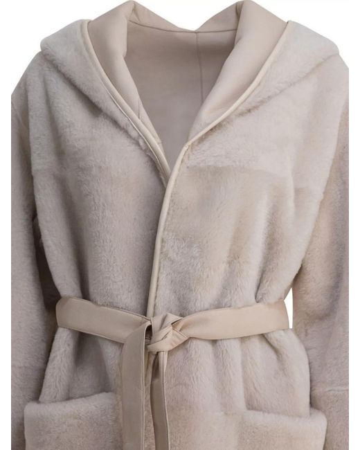 Blancha Multicolor Shearling Coat