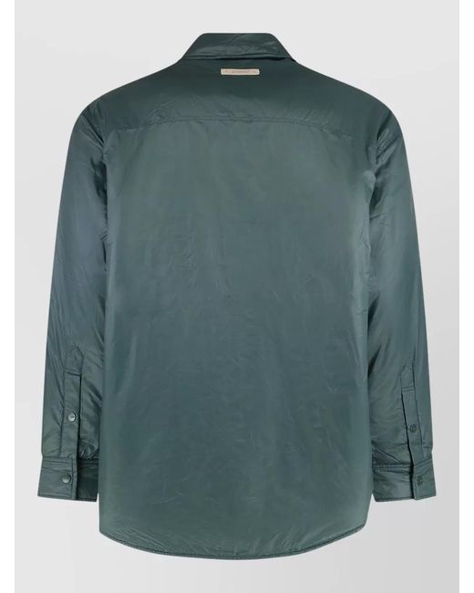 Autry Green Nylon Overshirt for men