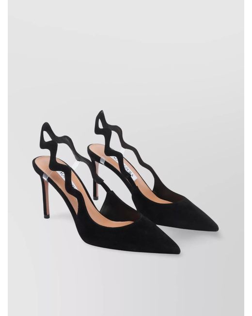Aquazzura Multicolor Leather Cutout Slingback Mules