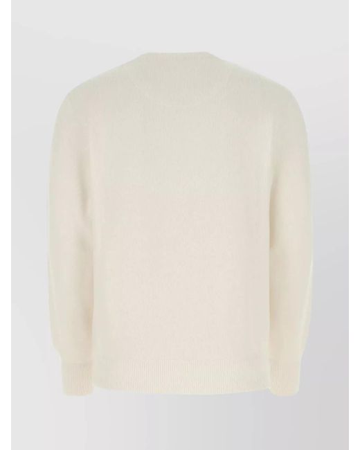 Prada White Cashmere Sweater for men