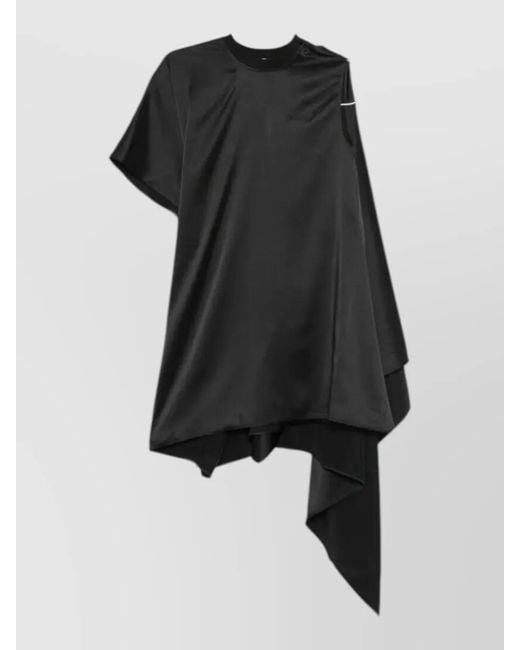 coperni asymmetric draped mini dress Coperni Asymmetric Draped Jersey Dress