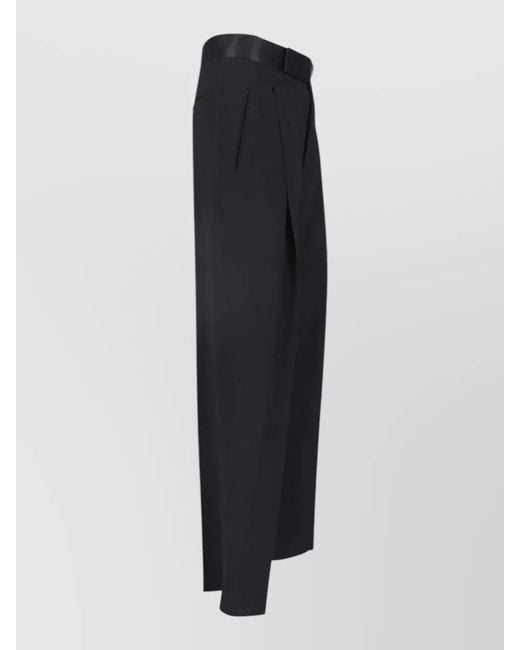 Giorgio Armani Blue Tailored Suit High Waist Pleated Trousers for men
