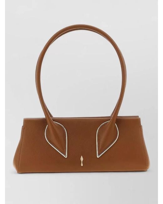 Christian Louboutin Brown Venus Leather Shoulder Bag