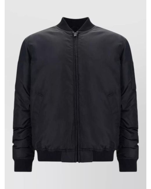 Moschino Blue Single Breasted Coat for men