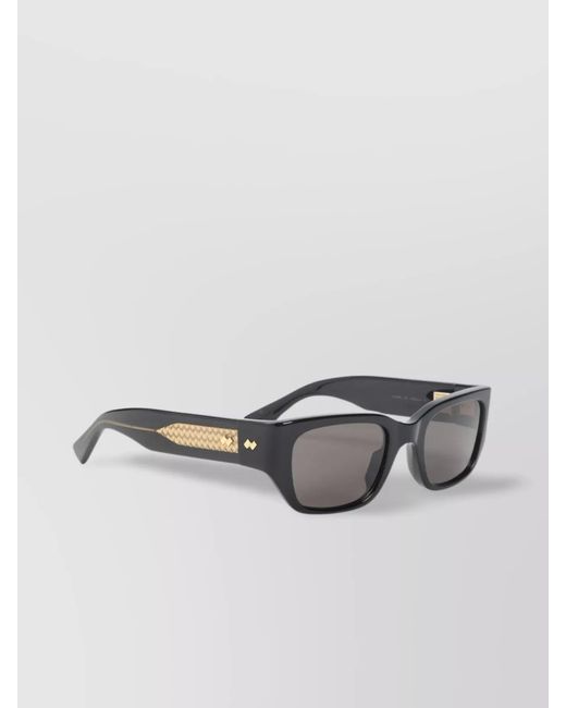 Bottega Veneta Gray Square Sunglasses