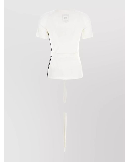 Y-3 White Lyoncell Short-Sleeve T-Shirt