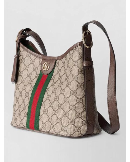 Gucci Gray Ophidia Small Shoulder Bag