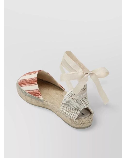 Manebí Natural Ivory Terracotta Espadrilles