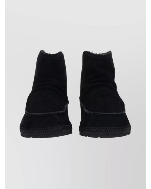 DIESEL Black Leather Boots for men