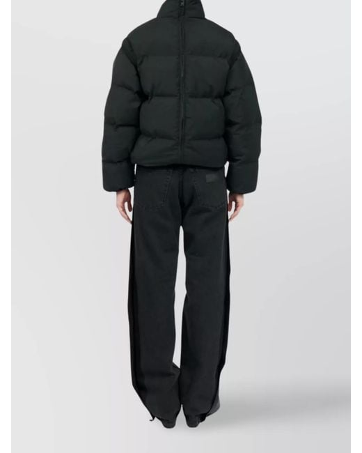 MM6 by Maison Margiela Blue Short Puffer Jacket