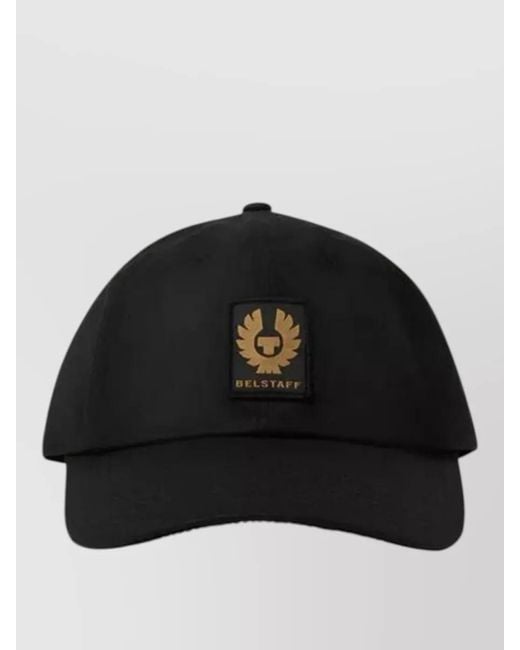 Belstaff Black Cotton Cap for men