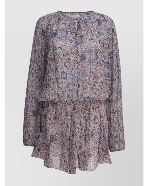 Isabel Marant Multicolor Floral Mini Dress