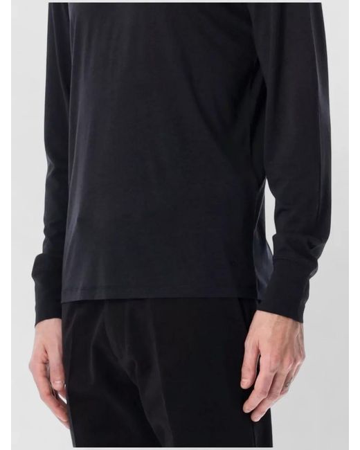 Tom Ford Blue Long-Sleeve Regular-Fit T-Shirt for men