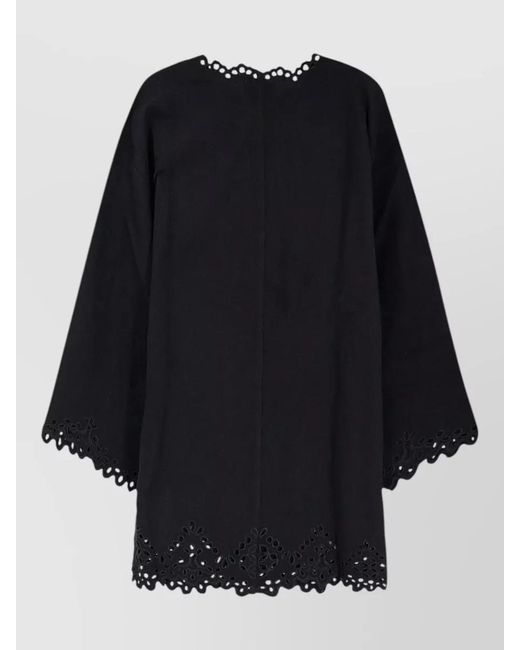 Isabel Marant Black Sherazade Short Cotton Dress