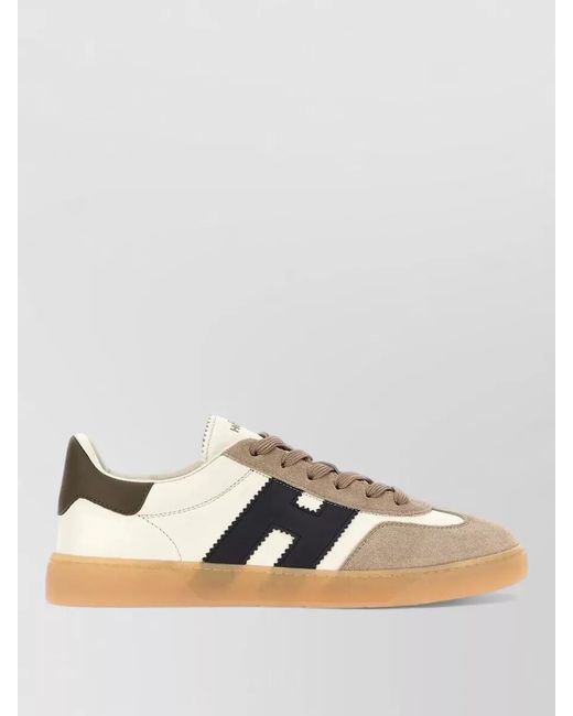 Hogan Multicolor Smooth Suede Leather Lace Up Sneakers