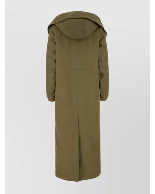 Prada Green Nylon Parka