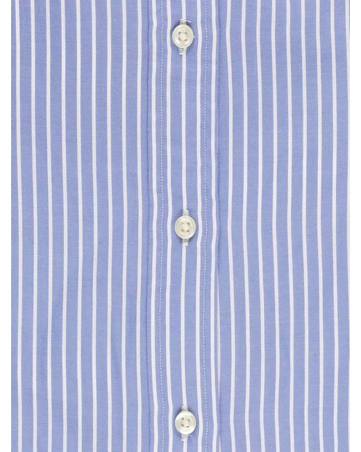 Ralph Lauren Blue Striped Cotton Long-Sleeve Shirt for men