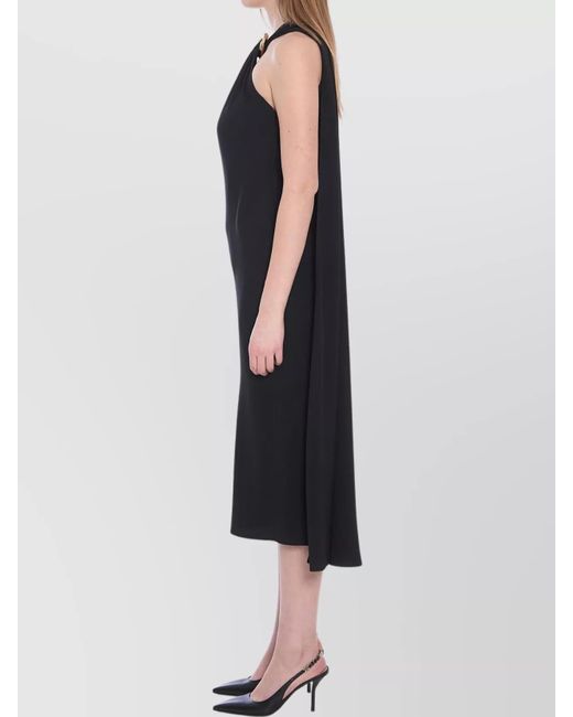 Gucci Black Halterneck Sleeveless Midi Dress