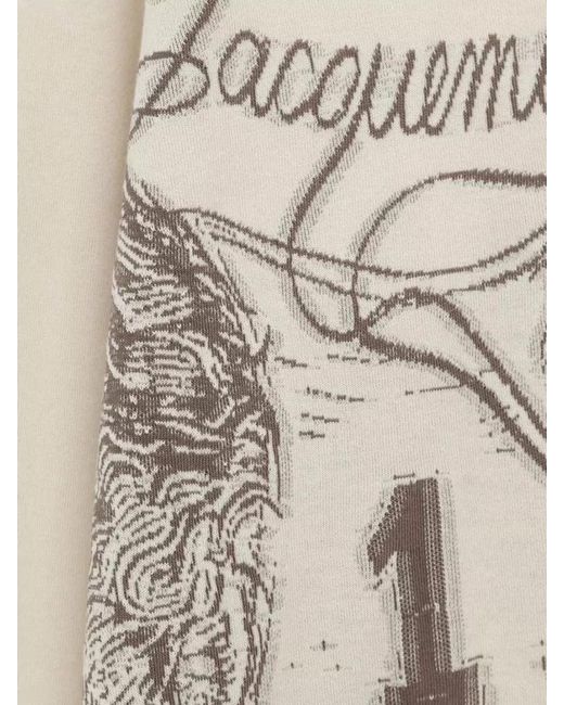 Jacquemus Natural Cotton T-Shirt for men