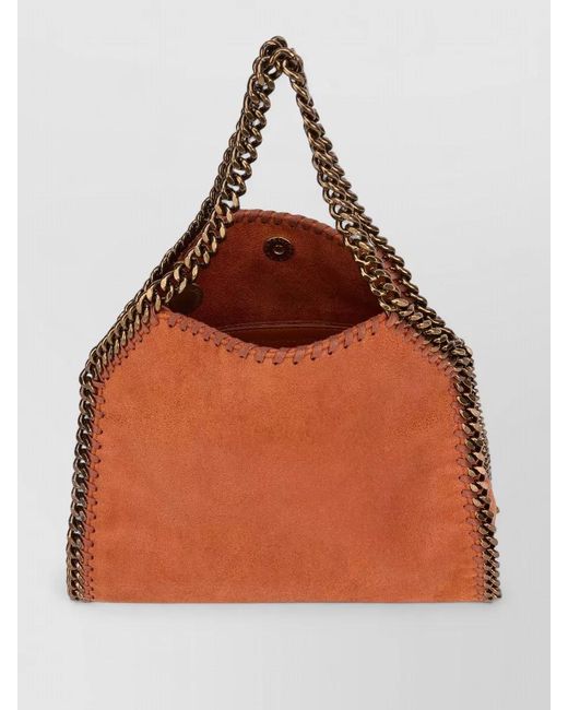 Stella McCartney White Falabella Shoulder Bag Chain Strap Design