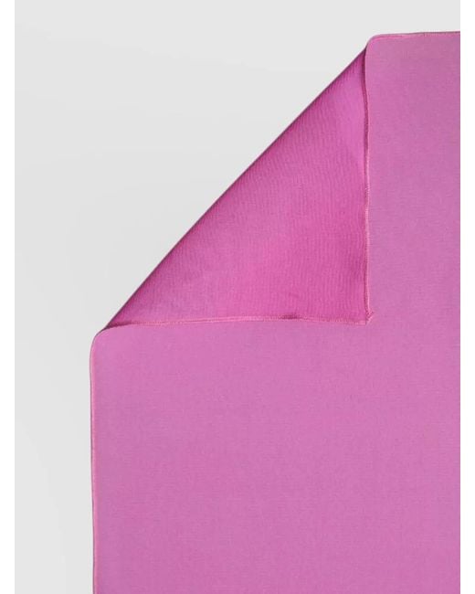 Dolce & Gabbana Pink Silk Neck Wrap Shawl Stole