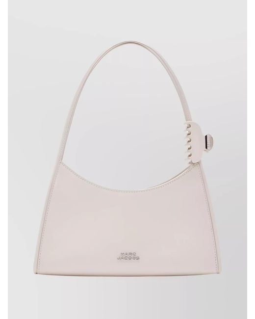 Marc Jacobs Natural Curved Handle Structured Shoulder Bag
