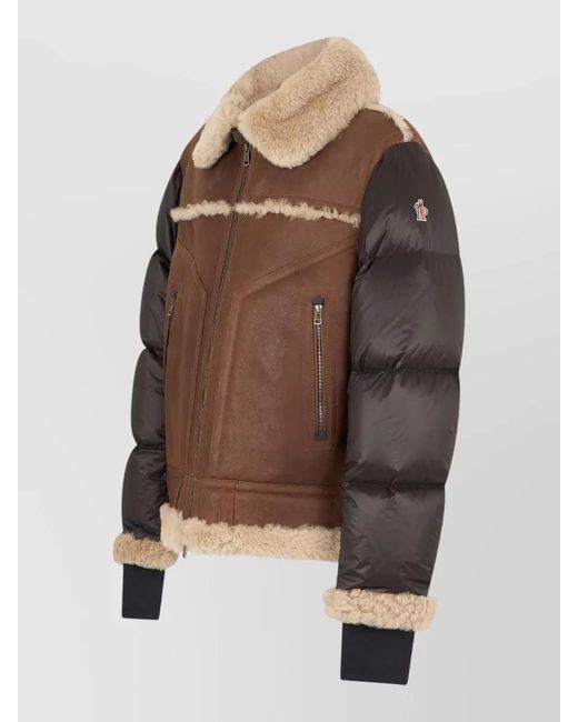 Moncler Brown Down Jacket for men