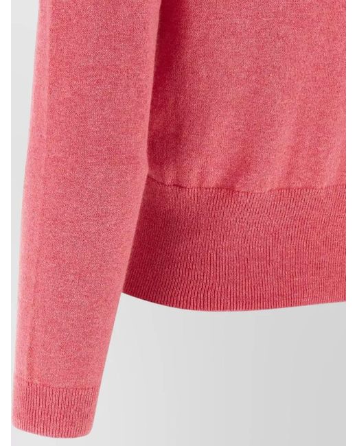 Isabel Marant Pink Ribbed Slim-Fit Cardigan