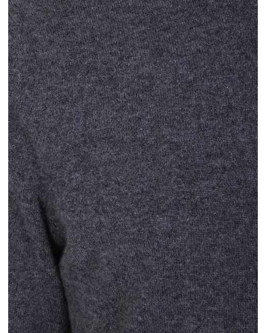 Ballantyne Blue Crew Neck Knit Pullover Long Sleeves for men