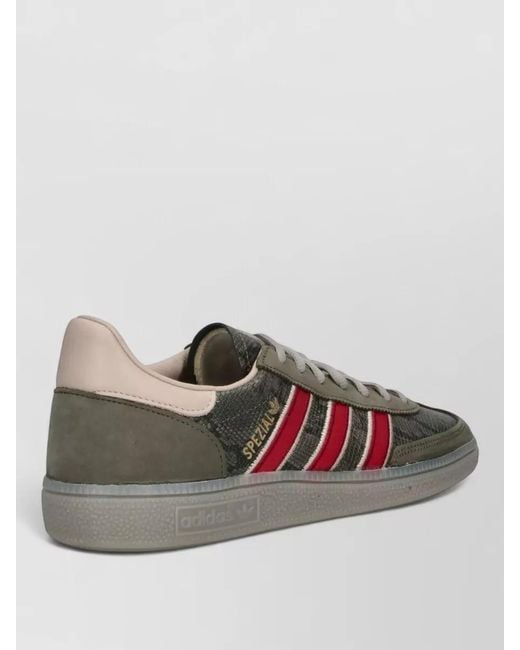 Adidas Gray Low Top Lace-Up Sneakers for men