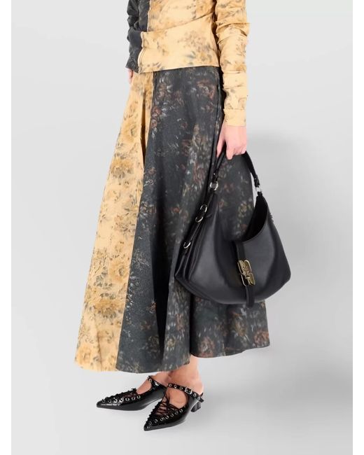 Ganni Blue Full Skirt