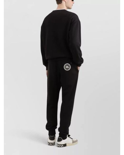 Dolce & Gabbana Black Logo Sweatshirt for men