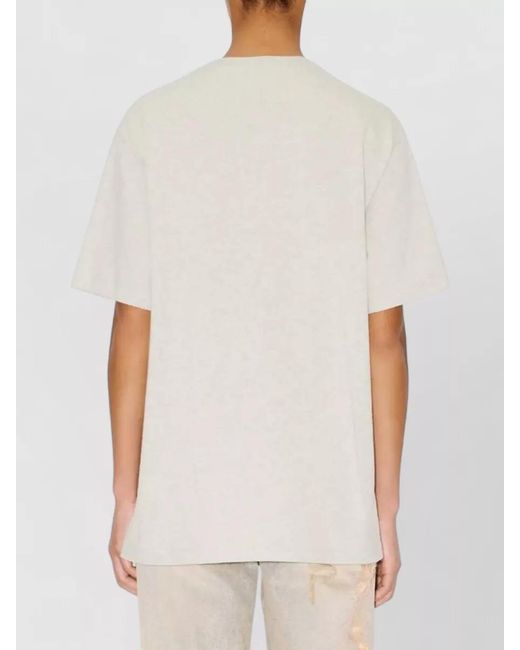KENZO White Embroidered Loose T-Shirt