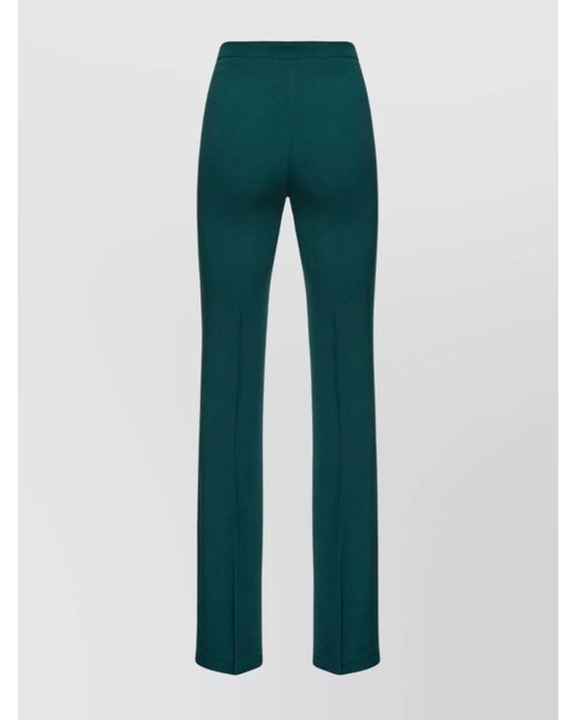 Pinko Green High-Rise Trousers
