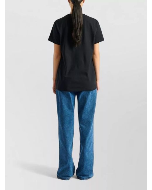 Balmain Black Cotton Logo-Print T-Shirt