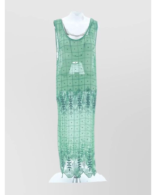 green vine dress Retro Mini Dress | Green Vine