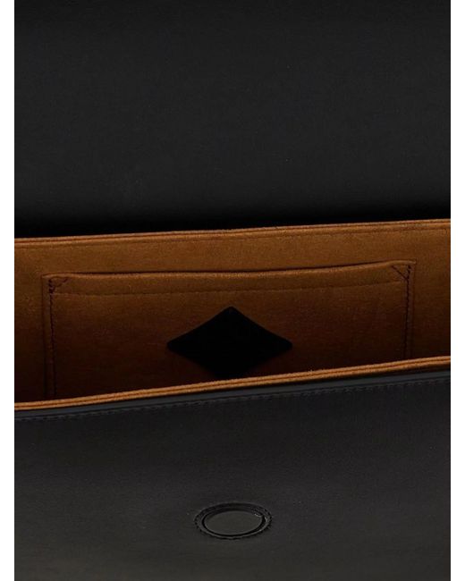MCM Black Small Leather Crossbody Bag