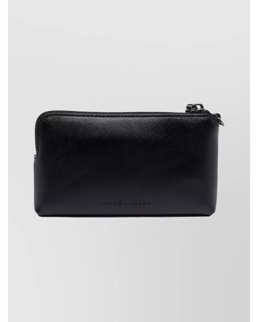 Marc Jacobs Black The Snapshot Leather Clutch Bag