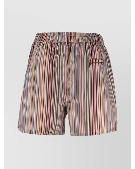 Paul Smith Multicolor Striped Swim Shorts for men