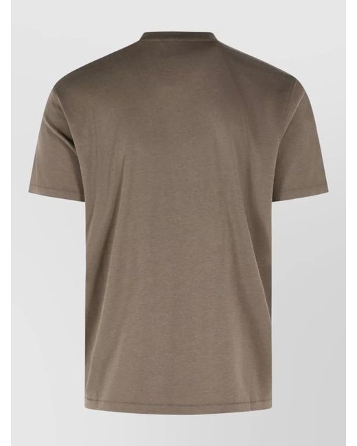 Tom Ford Brown Jersey Crew Neck Short-Sleeve T-Shirt for men