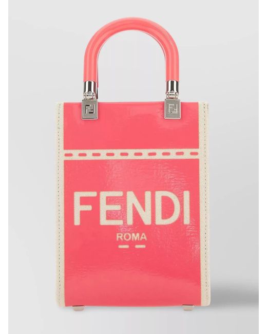 Fendi Pink Mini Sunshine Handbag