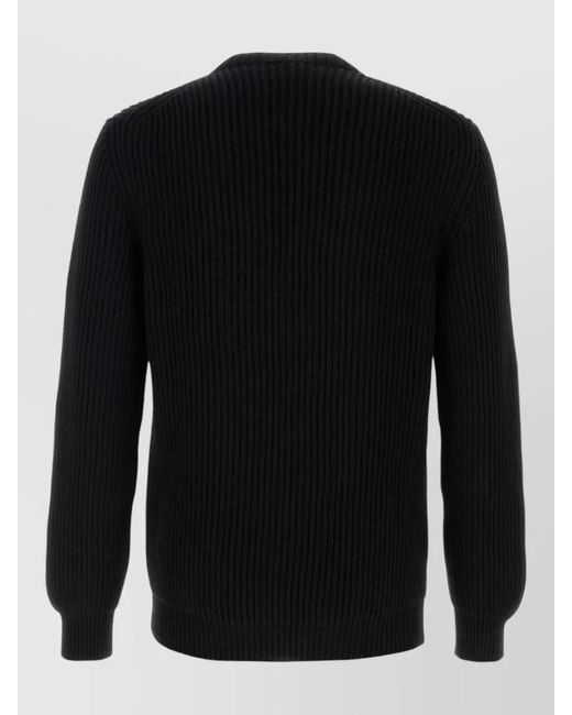 Fendi Black Wool Sweater for men