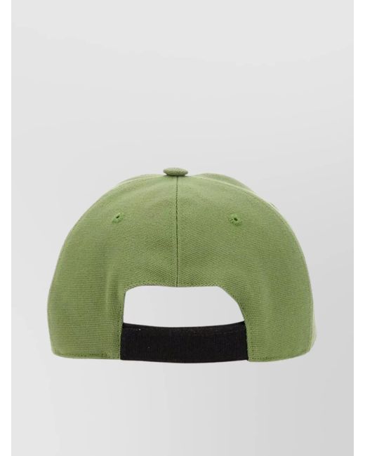 Stella McCartney Green Logo Embroidered Baseball Cap