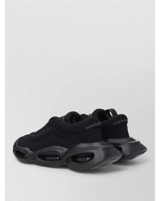 Dolce & Gabbana Black Chunky Slip-On Sneakers for men
