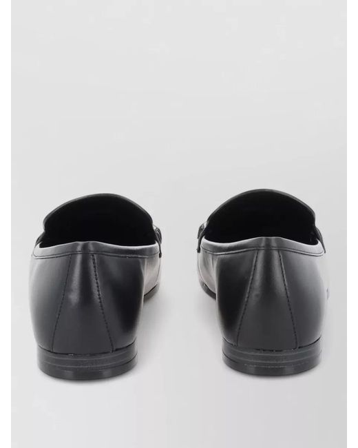 Michael Kors Black Leather Loafers