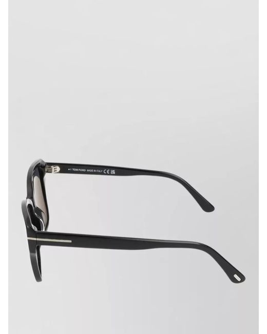 Tom Ford Gray Sunglasses Ft1108 01D Square Frame Metal