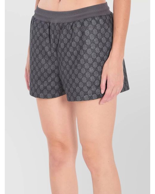 Gucci Gray Gg Shorts