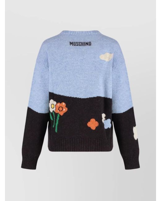 Moschino Blue Sweater