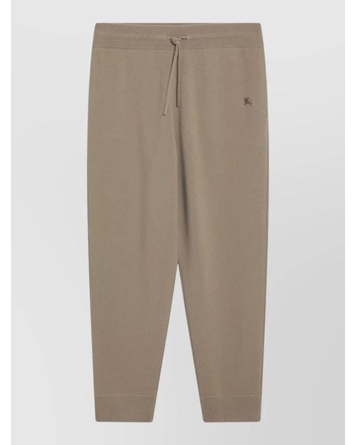 Burberry Natural Cashmere-Blend Track Pants