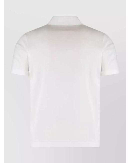 Paul & Shark White Logo Cotton Polo Shirt Short Sleeves for men